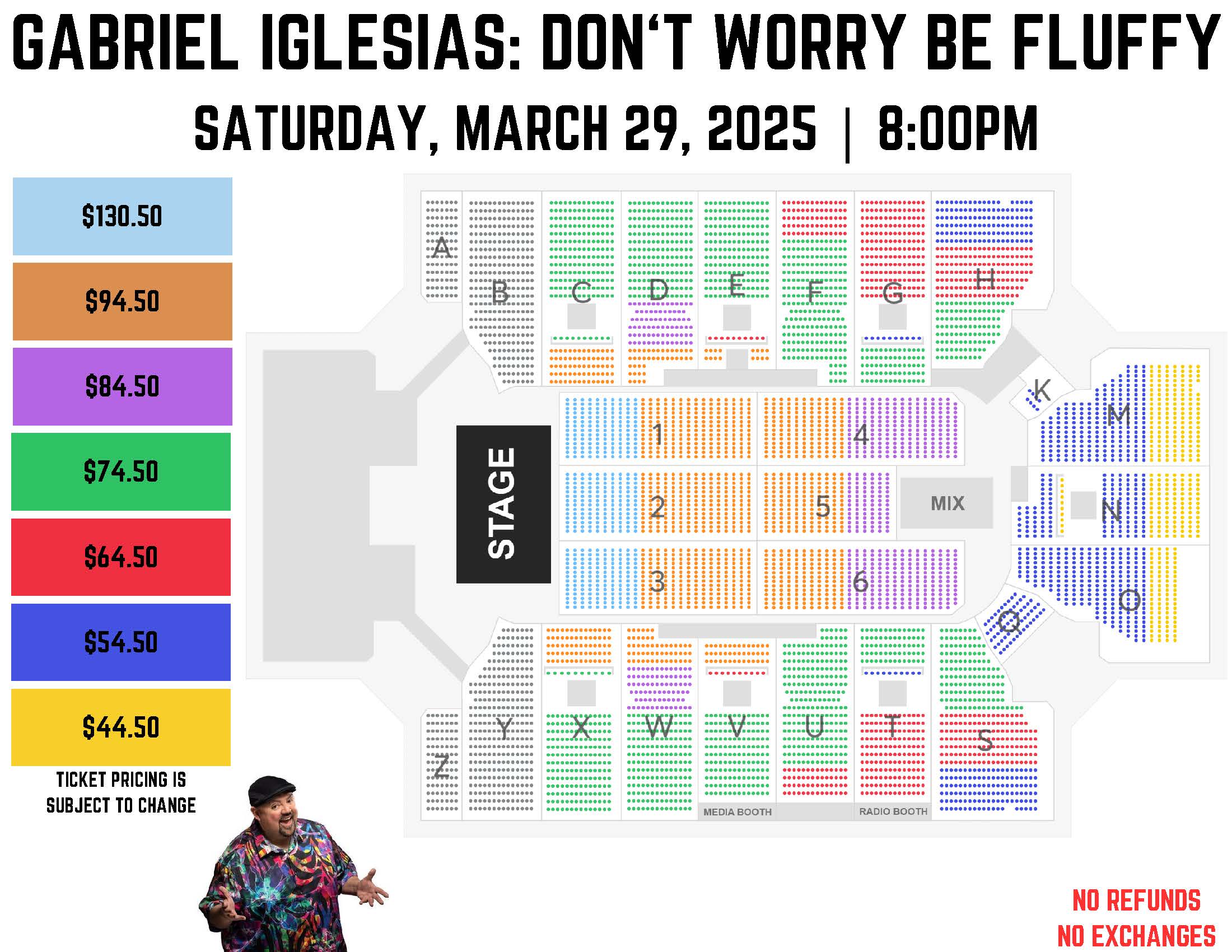 Gabriel Iglesias Cross Insurance Arena