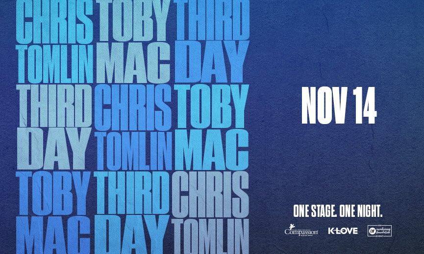 CHRIS TOMLIN, TOBYMAC, THIRD DAY